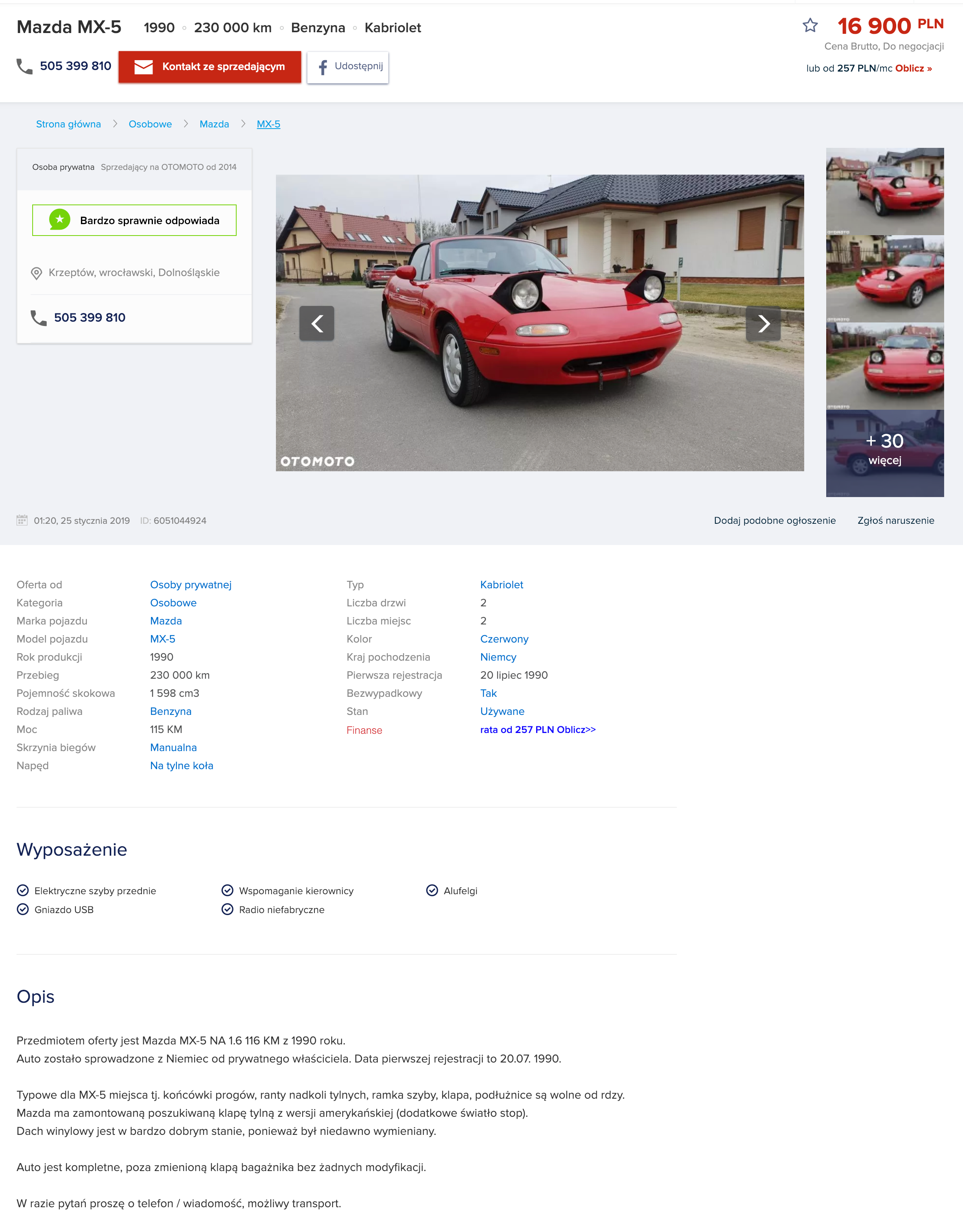 screencapture-otomoto-pl-oferta-mazda-mx-5-classic-red-90-1-6-116-km-bez-rdzy-w-oryginalnym-stanie-ID6BwzcM-html-2019-01-26-22_11_49.png